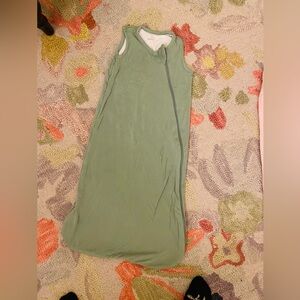 Quince - Sleeveless Green Baby Sleep sack
